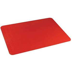 Aidapt Vm985abr placemat van antislip siliconenrubber rood afmeting 35 x 25 cm