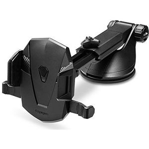 Spigen Kuel TS35 (AP12T), houder voor mobiele telefoon, 360 graden, ONE handbediening, voor voorruiten en dashboards-zwart