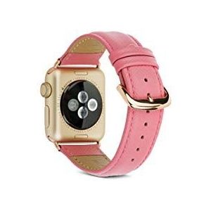 dbramante1928 Madrid armband van echt saffian-leer voor Apple Watch 38/40 mm, kleur Lady Pink Unisex volwassenen, maat 30