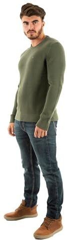 Tommy Jeans - TJM Slim ESS - Sweater - Groen - Katoen
