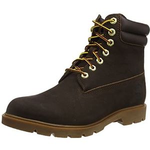 Timberland 6 Inch WR Basic Heren Laarzen, Dark Brown Nubuck, 39 EU