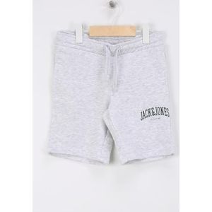 JACK&JONES JUNIOR Jpstjosh Sweat Shorts Amt Jnr, wit melange., 128 cm