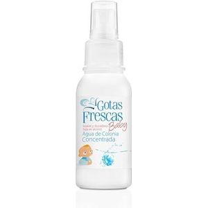 Instituto Español Gotas frescas - Agua de colonia concentrada para bebé - baja en alcohol - 80 ml