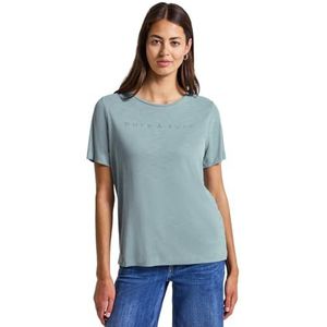 Street One - Shirt - Zwart - Silk-Look