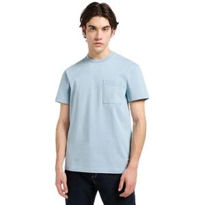 Lee - Workwear Pocket - T-shirt - Jet Stream Blue - Korte Mouwen