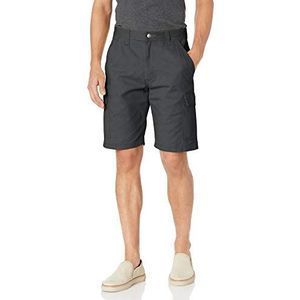 Wrangler Authentics Men's Big and Tall Classic Relaxed Fit Cargo Short, Anthracite Ripstop, 44