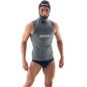 Seac Heren Hoody Man Undervest voor Duiken, Gemaakt van 2,5 mm Neopreen, Standaard, L