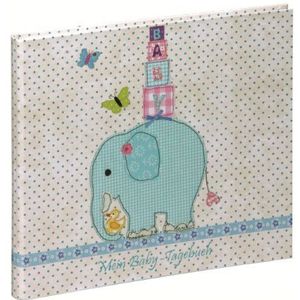 Pagna Babydagboek - Olifant, 240 x 230 mm, 48 pagina's