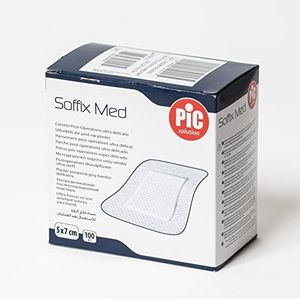 Pic Solution Soffix Med Ultra Delicate Post-Operatieve Patch 100-Stuks, 5 cm Lengte x 7 cm Breedte