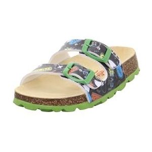 superfit voetbed pantoffel jongens Slipper, zwart, meerkleurig, 26 EU