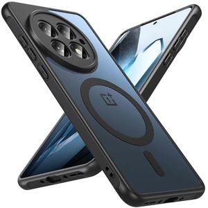 Magnetisch hoesje voor OnePlus 13 [Compatibel met MagSafe] Doorschijnend mat Schokbestendig Slim Fit Militaire Grade Valbestendige Bescherming Anti-Vingerafdruk Cover Telefoonhoesje voor OnePlus 13 5G