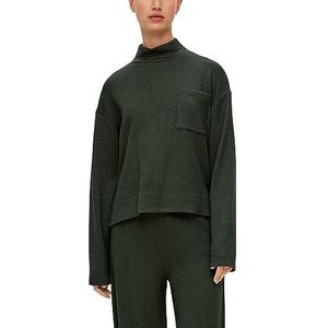 s.Oliver Sweatshirt voor dames, lange mouwen, groen 38, groen, 38