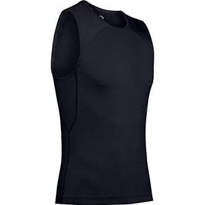 Under Armour Ua Rush Compression mouwloze tanktop voor mannen met rush-technologie, sportshirt met compressiepasvorm