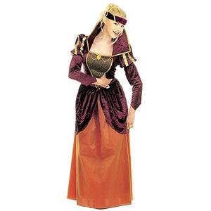 Aptafêtes - kostuum koningin middeleeuws Medium multicolor