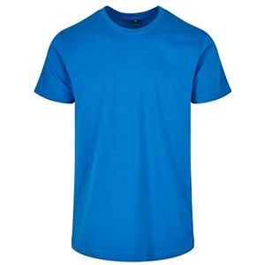 Build Your Brand - Basic T-shirt - Cobalt Blue - Heren - Ronde Hals