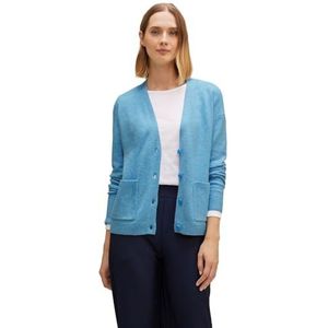 STREET ONE Gebreid vest, Licht Aquamarijn Blauw Mel., 38