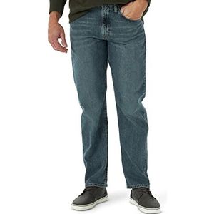 Wrangler Heren Free-to-Stretch losse pasvorm jeans, Grijs getint, 40W x 29L