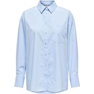 ONLPENA LS Detail Shirt WVN, Chambray Blue, M