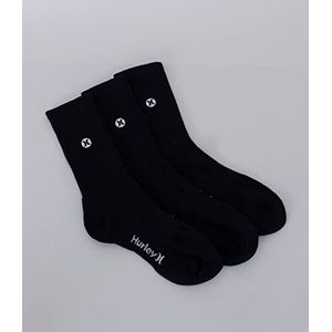 Hurley H2o Dri Crew Sock, 3 stuks, herensokken