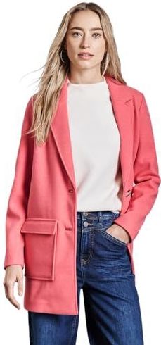 Street One - A202048 - Damesjas - Licht Koraalroze - Reverskraag - Lange Mouwen