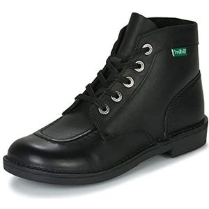 Kickers Col 621513-30-8 Zachte laarzen en laarzen voor dames, zwart noir piqure noire perm 8, 38 EU