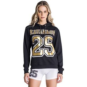 Gianni Kavanagh Black The League Oversized hoodie met capuchon voor dames, Zwart, XL