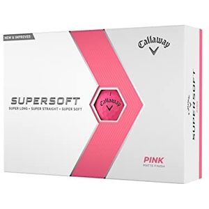 Callaway Supersoft Golfballen 2023 Roze Een dozijn