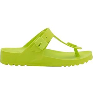 Scholl Bahia Flip-Flop, damessandalen, Kalk, 37 EU