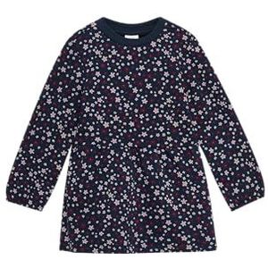 s.Oliver Junior Sweatjurk voor meisjes met allover print, blauw 59a2, 128