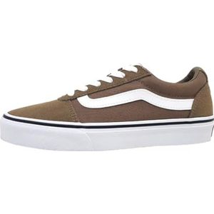 Vans Ward Sneaker voor dames, Suède Canvas Walnoot, 41 EU