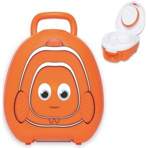 My Carry Potty - Clownfish Travel Potty, bekroonde draagbare peuter toiletbril voor kinderen om overal mee naartoe te nemen