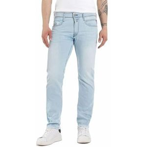 Replay Anbass Powerstretch denim jeans voor heren, 011, superlight blue., 33W / 32L
