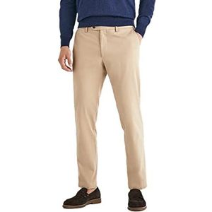 Hackett London Heren Sanderson Chino Broek, beige (oatmeal 8hw), 43W (Fabrikant maat:33)
