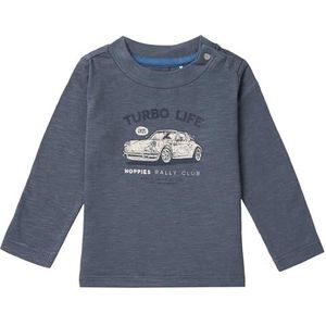 Noppies Baby Theodore T-shirt met lange mouwen voor jongens, Turbulence - N138, 68 cm