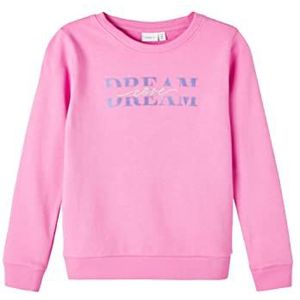 NAME IT Girl's NKFBADREAM LS Sweat UNB Sweatshirt, Cyclamen, 116, cyclamen, 116 cm
