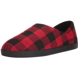 TOMS Heren Ezra Slipper, Rode Buffalo Plaid Fleece, 43.5 EU