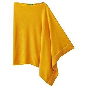 United Colors of Benetton poncho's en capes voor dames, okergeel 0d6, Eén maat
