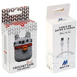 Set Airpods Crochet Bill + USB Lightning-kabel MFI
