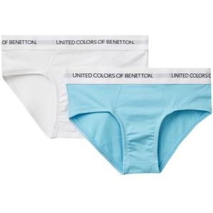 United Colors of Benetton Set van 2 slips, Blauw, 120