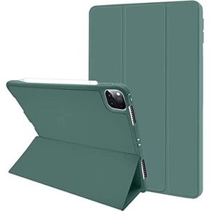 Nieuwe iPad Case 2018/2017 9,7 inch hoes met Screen Protector, Shockproof Protective Case voor iPad 5th/6e Gen/Pro 9.7/Air 2 met Pen Holder Dark Green