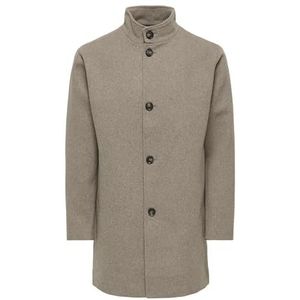ONLY & SONS - ONSCHARLES WOOL COAT - Korte Jas - Greige
