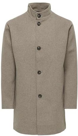 ONLY & SONS - ONSCHARLES WOOL COAT - Korte Jas - Greige
