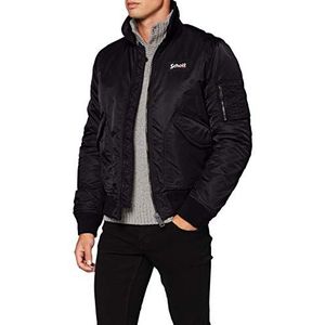 Schott NYC Heren Bomber Jas - zwart - S