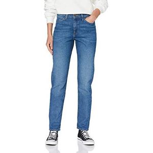 Lee Womens Mom Straight Jeans, MID Hacket, 24/31