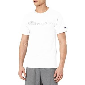 Champion Klassiek T-shirt met opdruk voor heren, Wit-586d9a, M