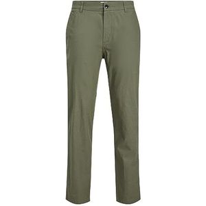 JACK & JONES Jpstace Jjsummer Linen Blend Pant Sn Chinobroek voor heren, Dusty Olive, 30W x 32L