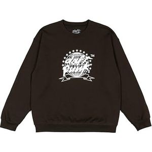 Sony Ronde hals, Bruin, S