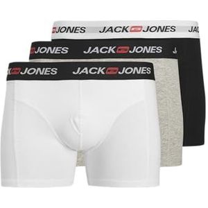 Jack & Jones - JACCORP OLD LOGO TRUNKS - Boxershorts - Lichtgrijs Melange - 3 Pack