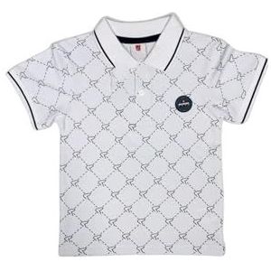 REDSKINS Polos Shirts T shirts Tanktops En Sweatshirts Sportkleding Thermisch Kleding Voor Kinderen Jongen Meisje Model Rs4059B Wit Maat 10 Jaar