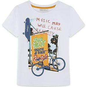 Tuc Tuc Free Time T-shirt, wit, 4 A
